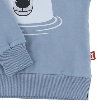 Danefæ Sweatshirt - Dyrbellow - Blue Grey Ny Isbjørn