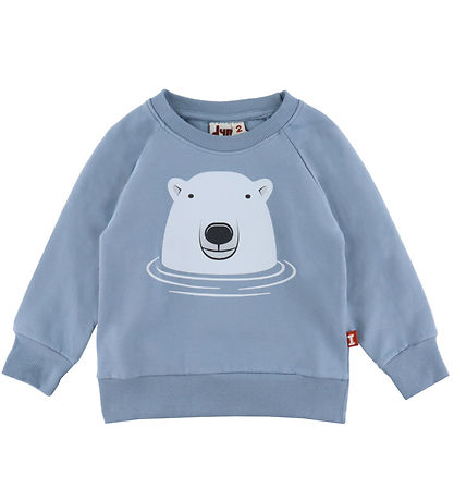 Danefæ Sweatshirt - Dyrbellow - Blue Grey Ny Isbjørn