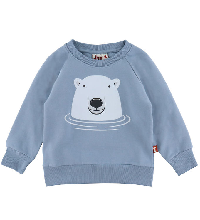 DYR-Cph Sweatshirt - Dyrbellow - Blue Grey Ny Isbjørn