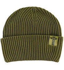 Danefæ Hue - Strik - Dyrland - Olive