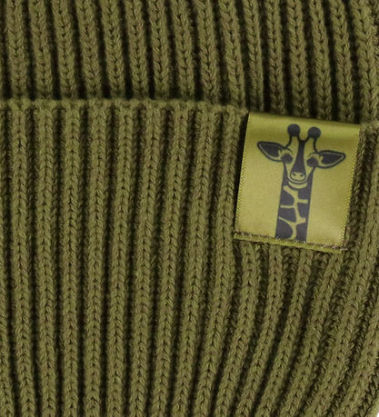 Danefæ Hue - Strik - Dyrland - Olive