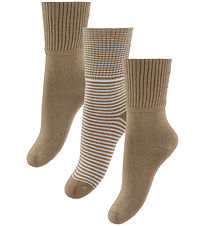 Hust and Claire Strømper - Bambus - 3-pak - Fosu - Warm Sand