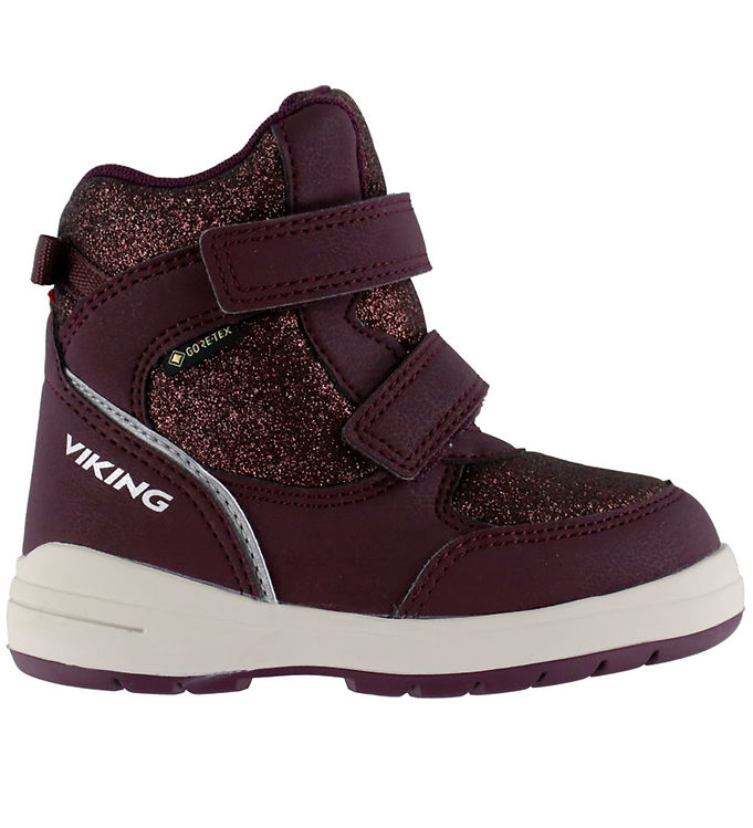 Viking Vinterstøvler - Fun Glitter Warm GTX 2V - Plum