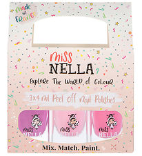 Miss Nella Neglelak - 3-pak - Pastel Farver