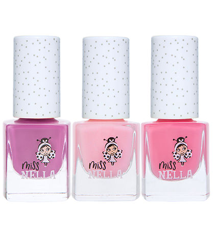 Miss Nella Neglelak - 3-pak - Pastel Farver