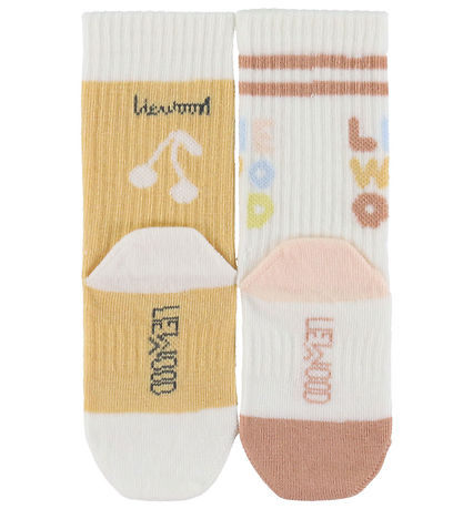 Liewood Strømper - 2-pak - Annette - Light Apricot/Creme De La C