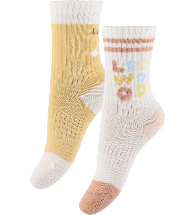 Liewood Strømper - 2-pak - Annette - Light Apricot/Creme De La C