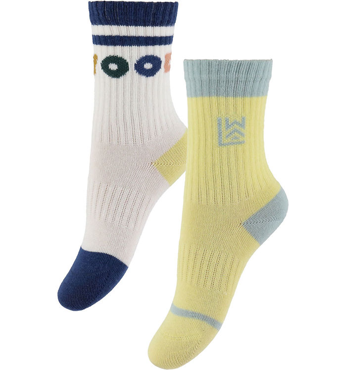 Liewood Strømper - 2-pak - Annette - Lemonade/Creme De La Creme