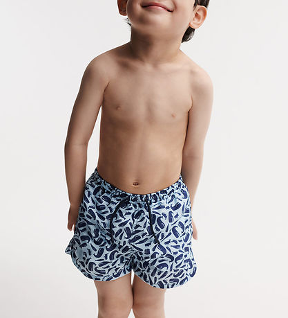 Liewood Badeshorts - Aiden - Ocean/Pure Sky