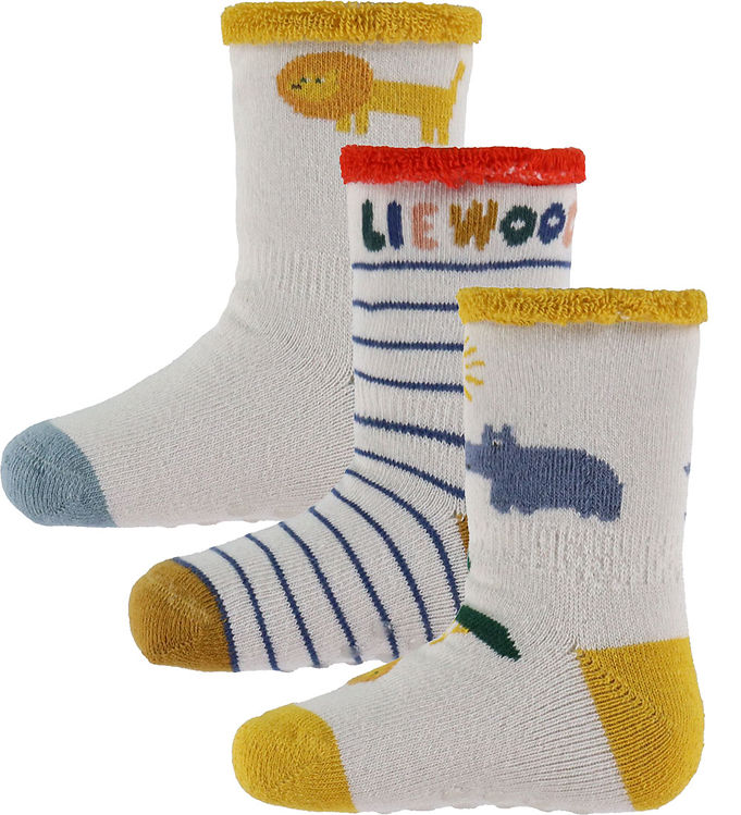 Liewood Strømper - 3-pak - Eloy - Safari/Sandy Mix