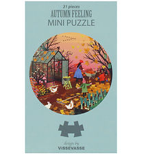 Vissevasse Puslespil - Mini - 11x11 cm - 31 Brikker - Autumn Fee