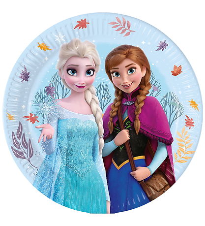 Decorata Party Paptallerkner - 8-pak - 23 cm - Frozen Idyllic Wo