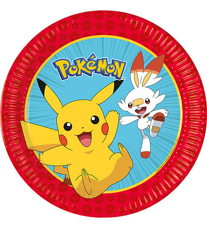 Decorata Party Paper plates - 8-Pack - 23 cm - Pokémon