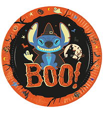 Decorata Party Paper plates - 8-Pack - 23 cm - Stitch Halloween