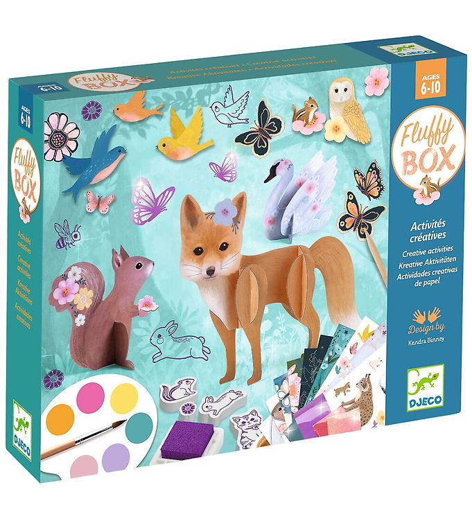 Djeco Kreasæt - 6 Projekter - Fluffy Box