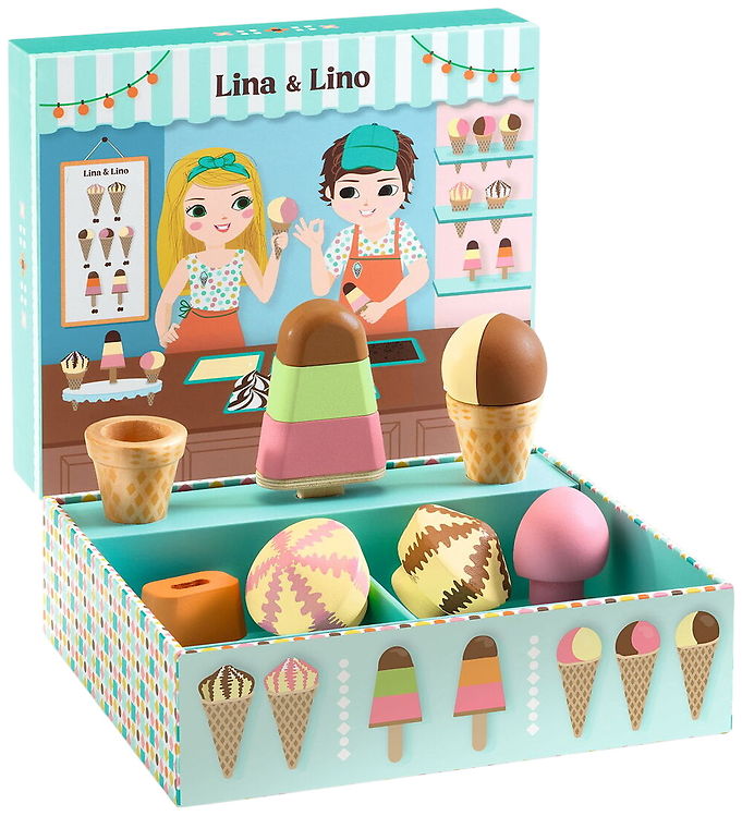 Djeco Isbod - Træ Lina & Lino