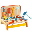 Djeco Værktøjsbænk - Træ - Bricotoo - 22 Dele Djeco Værktøjsbænk - Træ - Bricotoo - 22 Dele