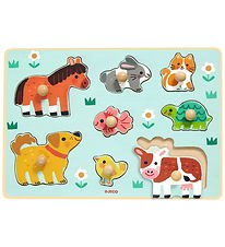 Djeco Puslespil - Træ - Dog'n'Co - 8 Brikker Djeco Puslespil - Træ - Dog'n'Co - 8 Brikker