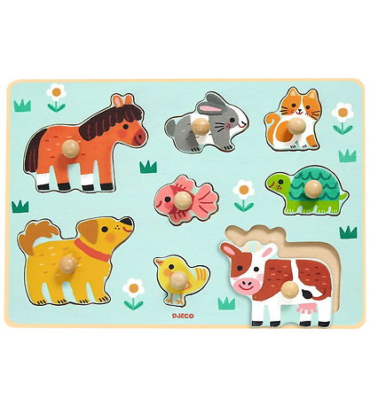 Djeco Knoppuslespil - Dog'n'Co