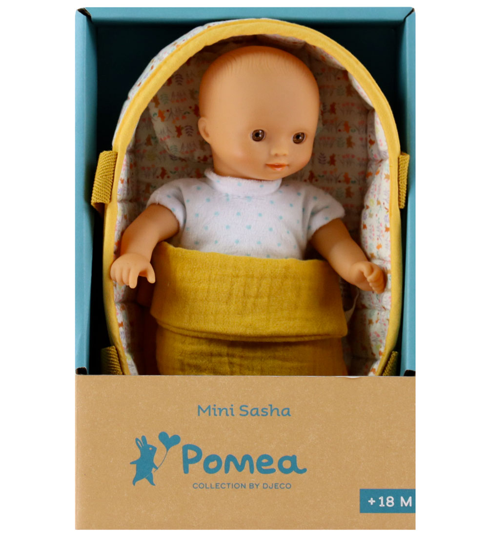 Djeco Puppe m. Lift - 20 cm - Mini Sasha - Djeco - One Size - Puppen