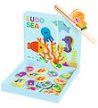 Djeco Lernspiel aus Holz - Das Meer - 4 Spiele