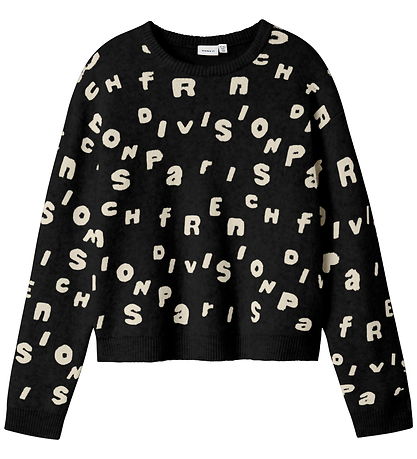 Name It Bluse - Strik - NkfOline - Black