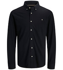 Jack & Jones Skjorte - Piqué - JprBlublake - Black