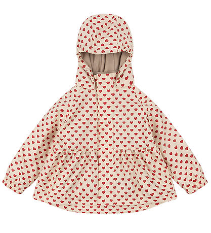 Konges Sløjd Regntøj m. Seler/Fleece - PU - Rainy Palme - Coeur 