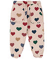 Konges Sløjd Termobukser m. Fleece - Frill - Bon Coeur Coloré Konges Sløjd Termobukser m. Fleece - Frill - Bon Coeur Coloré