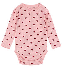 Konges Sløjd Bodysuit l/s - Minnie - Love Rouge