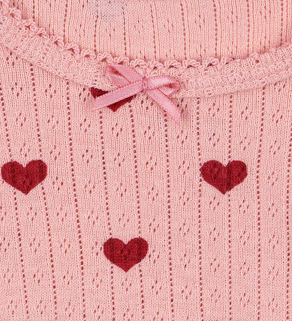 Konges Sløjd Bodysuit l/s - Minnie - Love Rouge