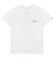 Quiksilver T-shirt - Evo Border Lines - Snow White