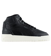 Puma Vinterkängor - Blanda Downtown Mid Päls Jr - Black/Shadow