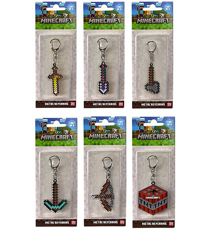 Minecraft Nøglering - Assorteret