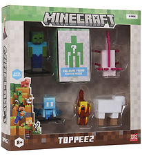 Minecraft Legetøjsfigurer - 3D - 6-pak Minecraft Legetøjsfigurer - 3D - 6-pak