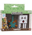 Minecraft Legetøjsfigurer - 3D - 2-pak - Guardian/Ghast Minecraft Legetøjsfigurer - 3D - 2-pak - Guardian/Ghast