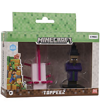Minecraft Legetøjsfigurer - 3D - 2-pak - Axolotl/Witch Minecraft Legetøjsfigurer - 3D - 2-pak - Axolotl/Witch