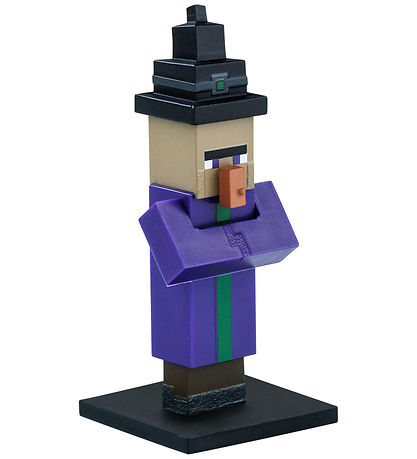 Minecraft Toy Figurine - 3D - 2-Pack - Axolotl/Witch