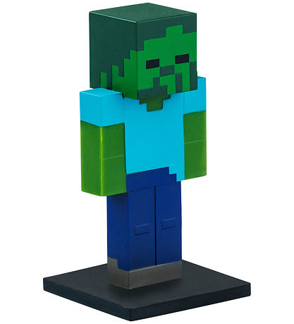 Minecraft Toy Figurine - 3D - 2-Pack - Zombie/Skeleton