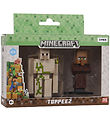 Minecraft Toy Figurine - 3D - 2-Pack - Golem/Villagers