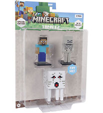 Minecraft Toy Figurine - 3D Special Edition - 3-Pack