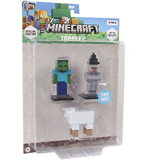 Minecraft Figurer - 3D Special Edition - 3-pak
