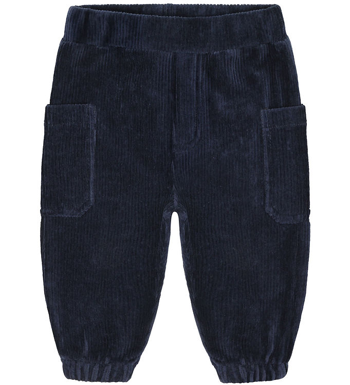 Hust and Claire Fløjlsbukser - Velour - HCGus - More Navy