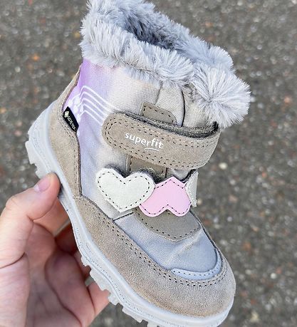 Superfit Vinterstøvler - Tex - Beige/Rosa