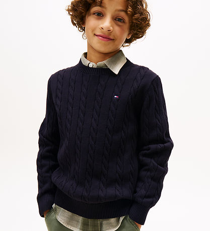 Tommy Hilfiger Bluse - Strik - Dark Night Navy