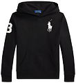 Polo Ralph Lauren Hættetrøje - Sort m. Hvid Polo Ralph Lauren Hættetrøje - Sort m. Hvid
