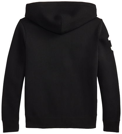 Polo Ralph Lauren Hættetrøje - Sort m. Hvid