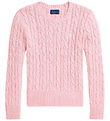 Polo Ralph Lauren Bluse - Strik - Hint of Pink Polo Ralph Lauren Bluse - Strik - Hint of Pink