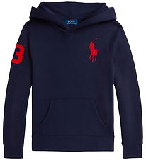 Polo Ralph Lauren Hættetrøje - Refined Navy m. Rød