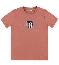 GANT T-shirt - Faded Brick